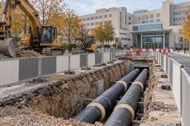 Caen déploie son réseau de chauffage urbain autour d’un site hospitalier